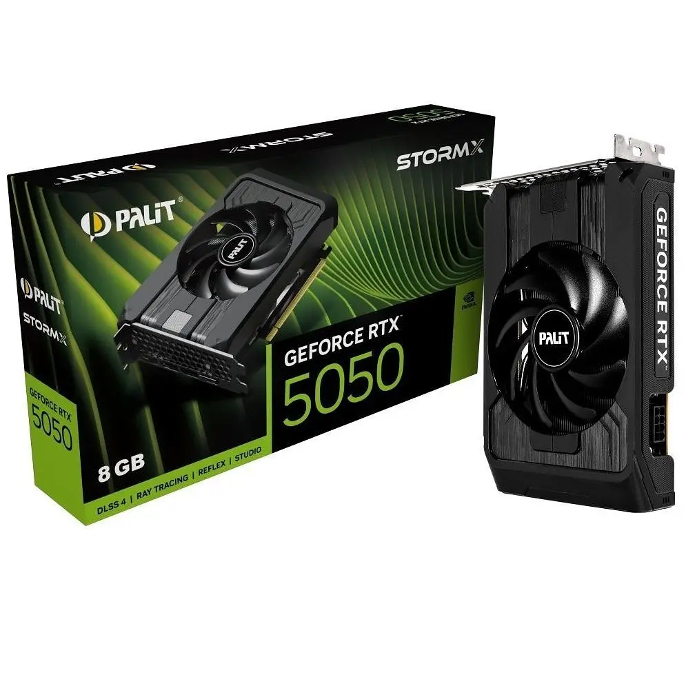 Видеокарта Palit GF RTX 5050 8GB GDDR6 StormX (NE65050019P1-GB2070F) - фото 8