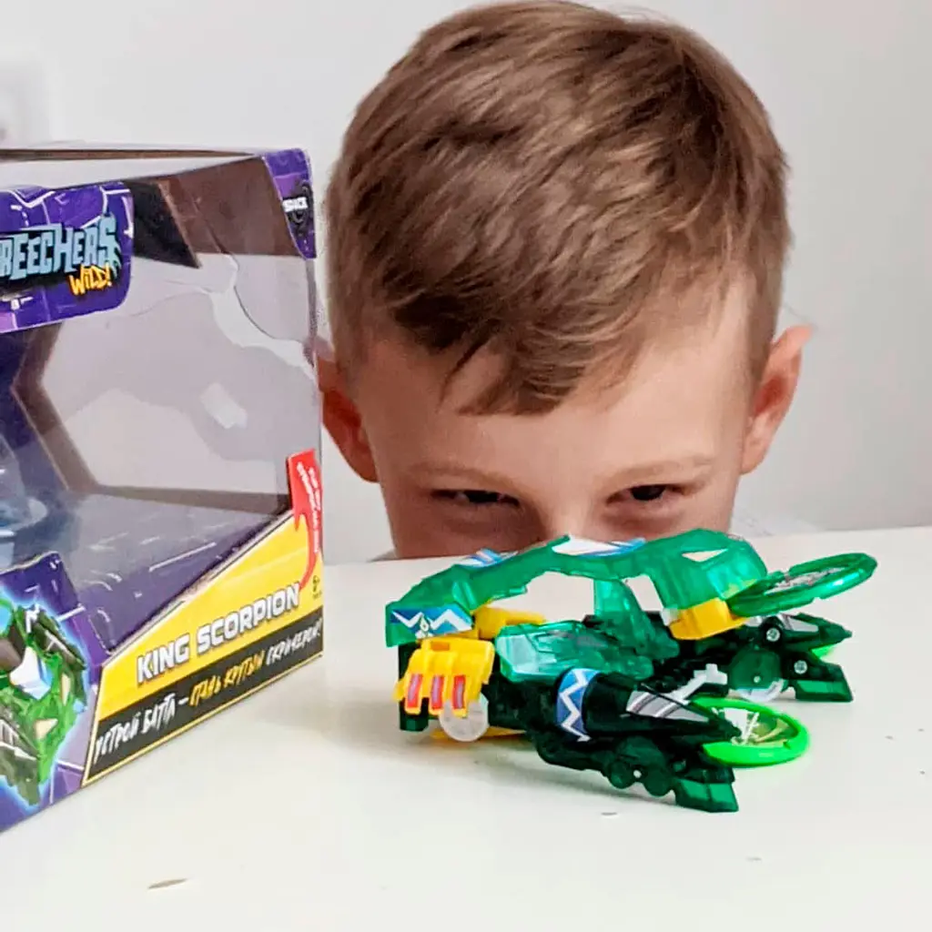 Машинка-трансформер Screechers Wild S3 L2 Кінг Скорпіон (EU682202) - фото 12