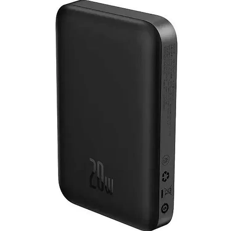 Портативная батарея Baseus Magnetic Mini Air Wireless Fast Charge Power Bank 10000 mAh 20W P10059001113-00 Black - фото 2