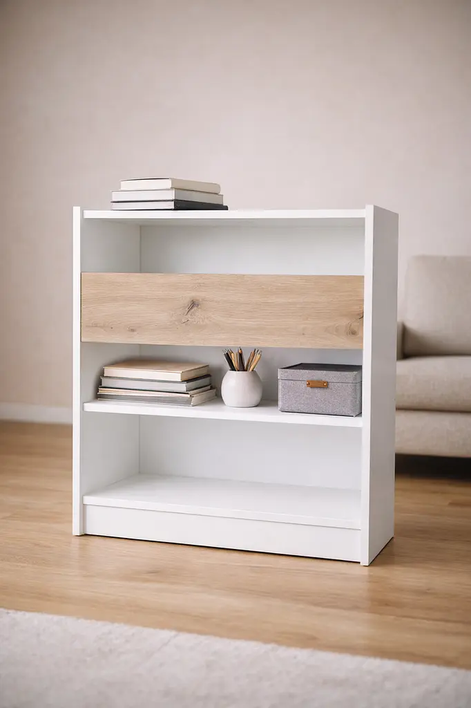 Комод з висувною шухлядою та відкритими полицями - фото 3