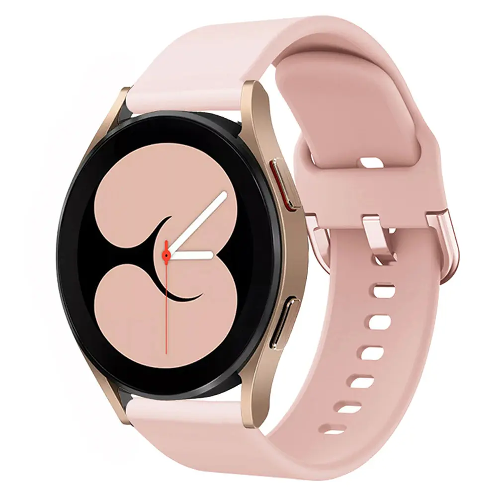 Ремешок для Samsung Galaxy Watch 5 44mm - розовый силикон размер L ширина крепления 20мм Watchbands One (W1-3WB50020567095) - фото 2