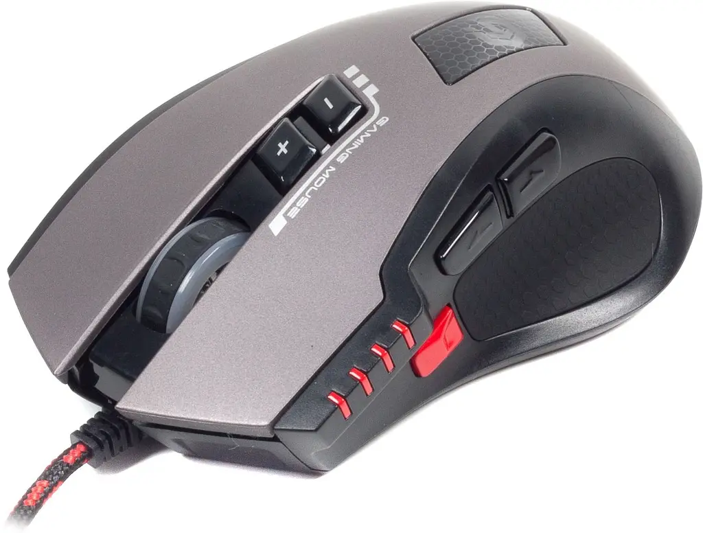 Миша Gembird MUSG-004 USB black grey - фото 5
