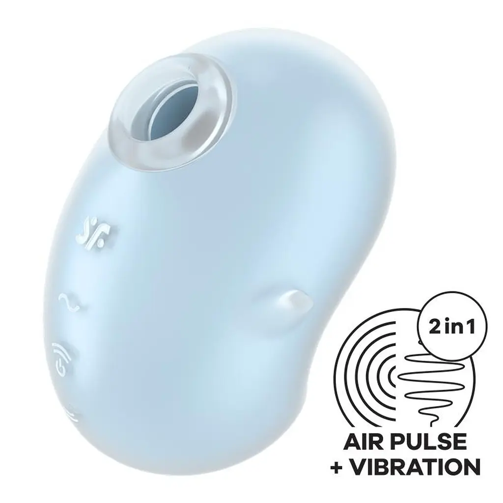 Вакуумний стимулятор Satisfyer Cutie Ghost Blue - фото 7
