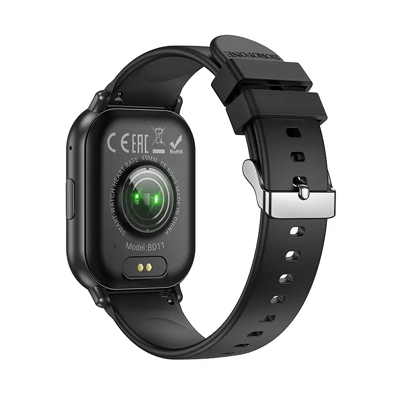 Смарт-годинник BOROFONE BD11 51mm. 220 mAh. IPX4 Smart sports watch (call version) Black (6941991119132) - фото 5
