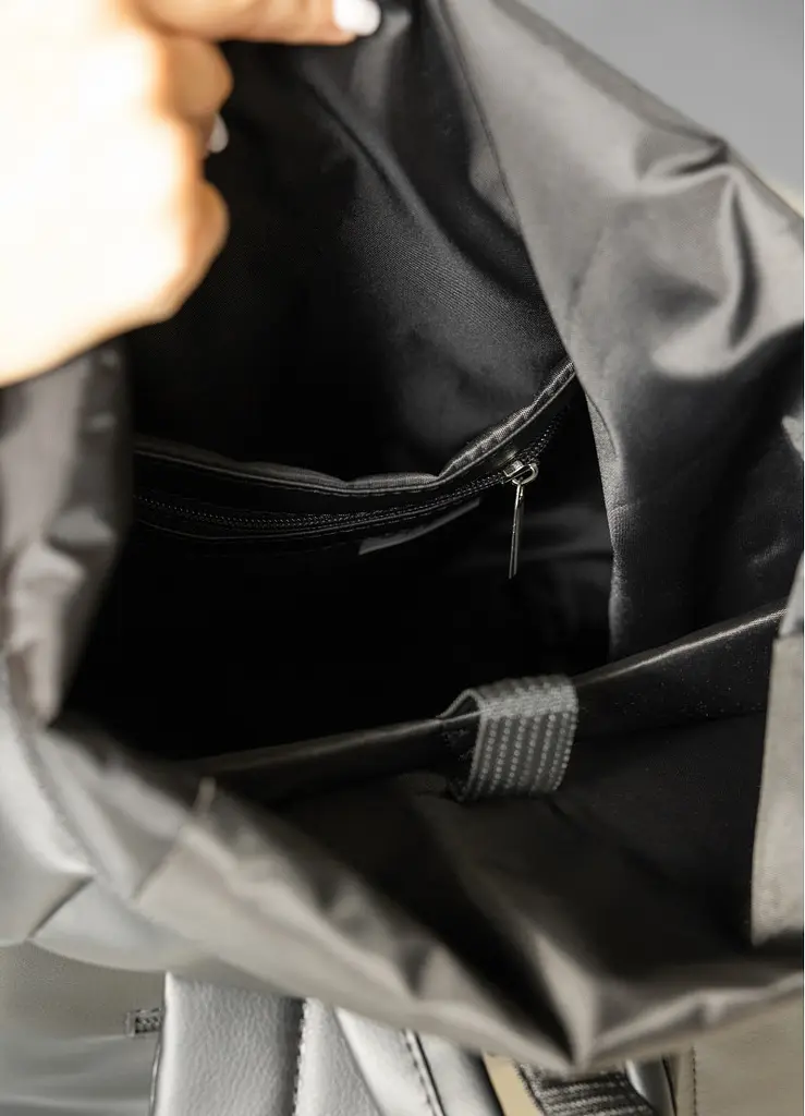 Жіночий рюкзак Sambag RollTop Hacking чорний принт "Zebra" 41 х 30 х 16 см (24460146) - фото 9