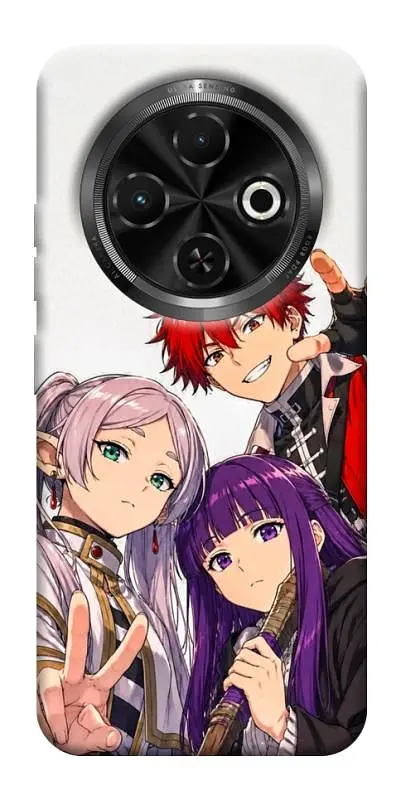 TPU чохол Demsky Frieren and friends для TECNO Spark 30C