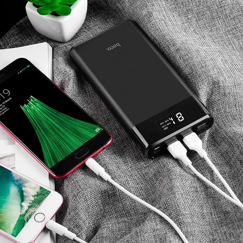 Додаткова батарея Hoco B35E Entourage (30000mAh) Black - фото 5