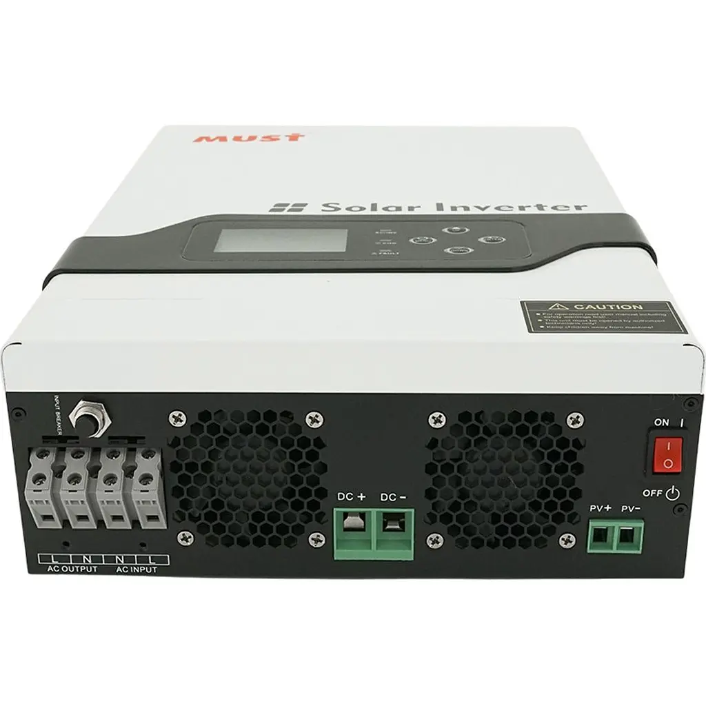Система зберігання енергії Must PV18-3224 VPM II Series 24 В 3.2 кВт + 2 АКБ LP16-24200 10.2 кВт·год (25.6 В/200 А·год/5120 Вт·год) [176579] - фото 4