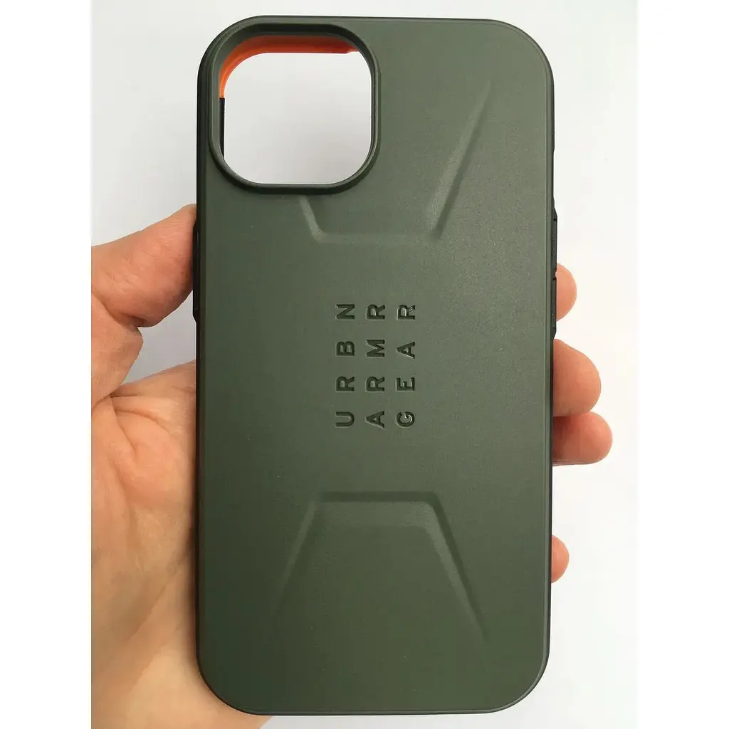 Оригінальний протиударний чохол UAG Civilian MagSafe для iPhone 13 / iPhone 14 Olive Drab  (114036117272) - фото 6