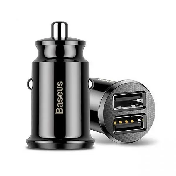 Авто Адаптер BASEUS Grain 2USB 3.1A CCALL-ML01