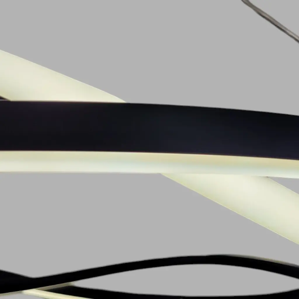 Стильна підвісна LED-люстра Art 2463/800 BK - фото 7