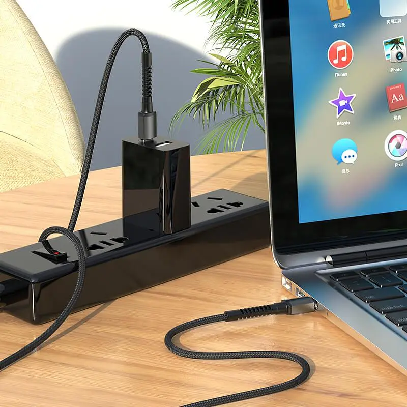 Кабель Hoco Type-C to Type-C Especial PD charging data cable X71 1 м 60W чорний - фото 2