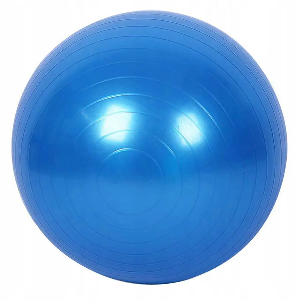 М'яч для фітнесу (фітбол) Springos 85 см Anti-Burst Blue (FB0009) - фото 4