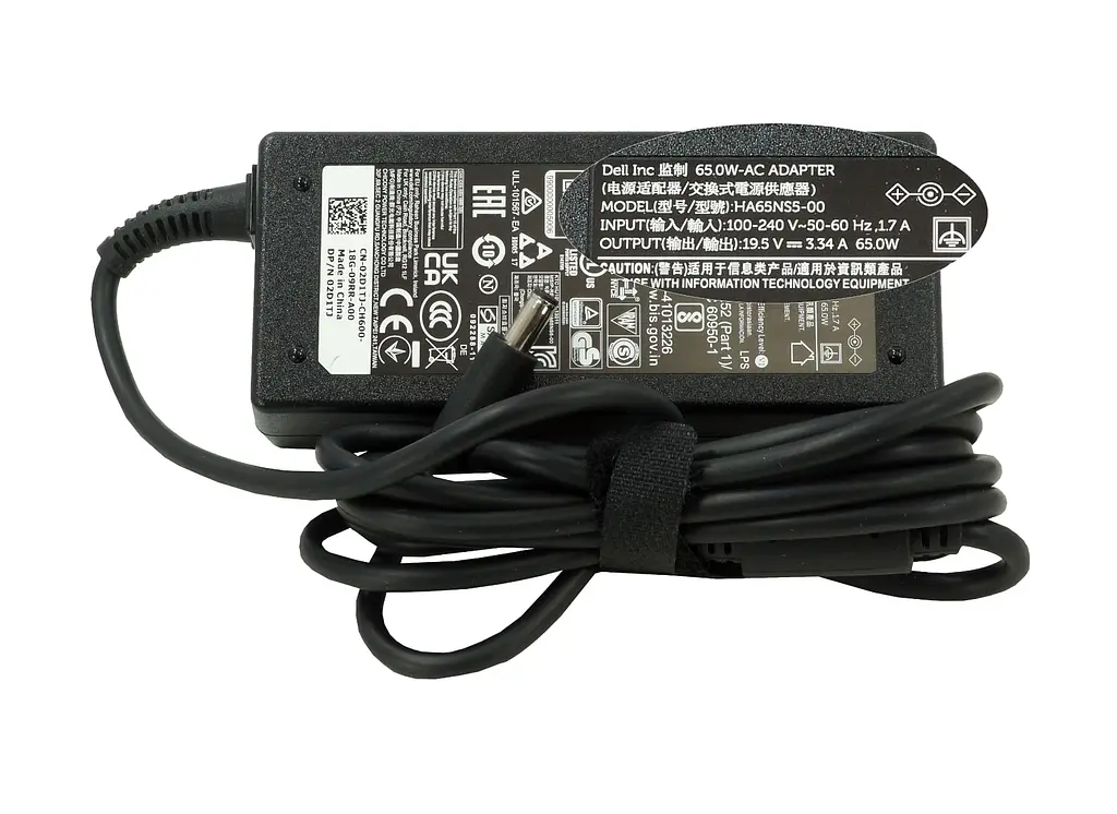Блок живлення (зарядка) для ноутбука Dell 65W (19.5V 3.34А 4.5x3.0мм) 0KPVMF/08XW1N/02D1TJ, 65W, 3.34A, 4.5ммx3.0мм - фото 2