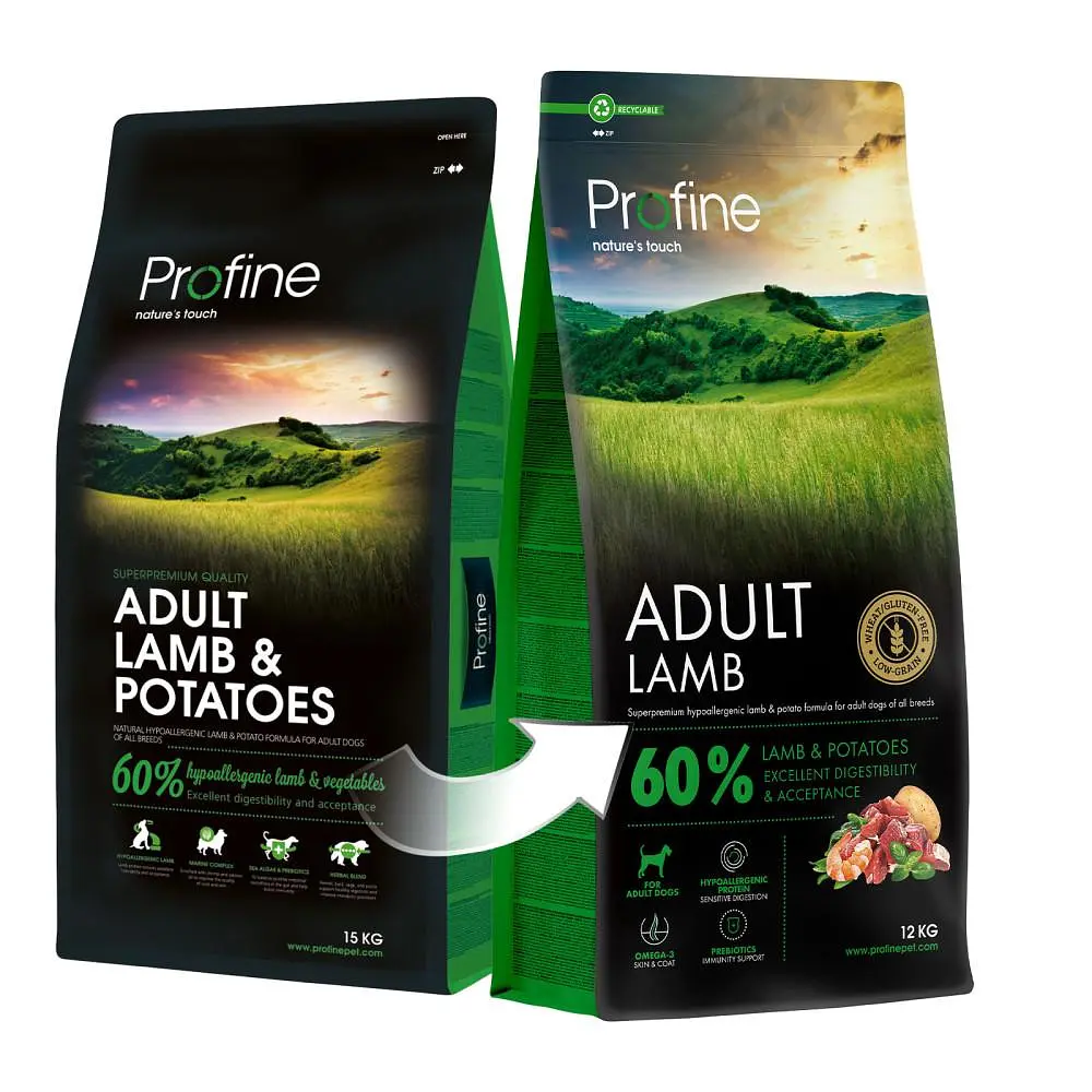 Корм сухий Profine Lamb and Potatoes для дорослих собак усіх порід, з ягнятиною та картоплею, 12 кг - фото 8