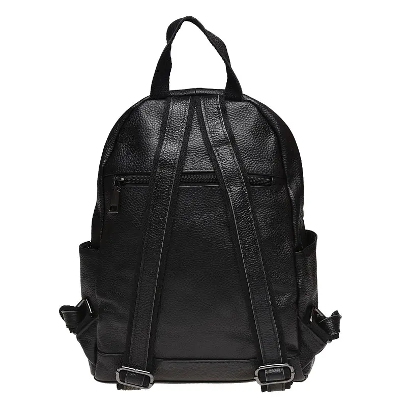 Шкіряний жіночий рюкзак Keizer K110086-black - фото 3