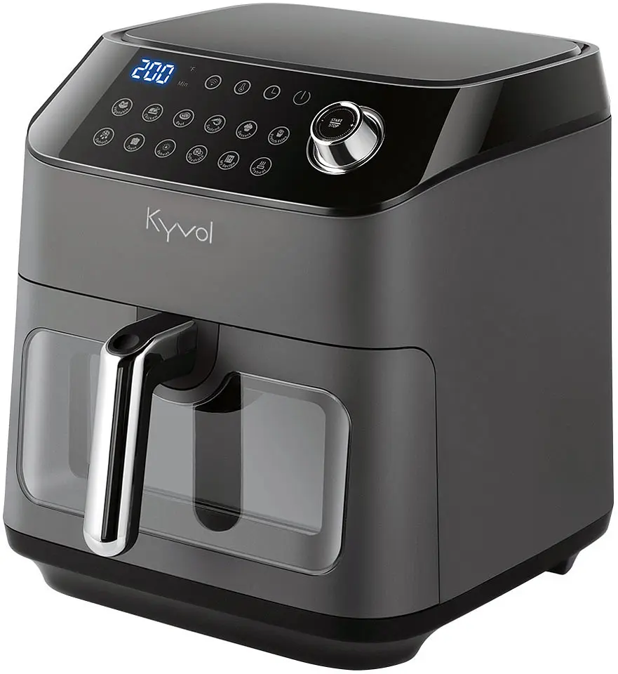 Мультипечь Kyvol AF600 1350Вт/чаша керамическая 5.7л/программ:12/сенсорное управление/таймер/черная - фото 3