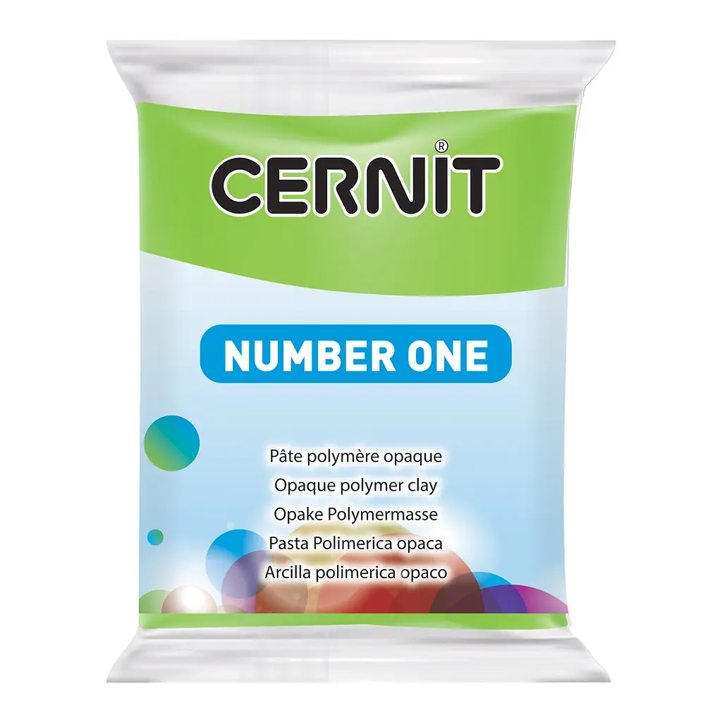Полімерна глина Cernit Number One, 56 г., Зелений світлий, (CR-CE0900056611)