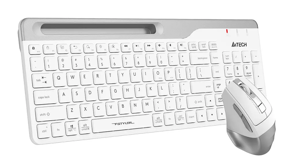 Комплект (Клавіатура та миша) A4Tech FB2535C Fstyler Wireless White (FB2535C (Icy White)) - фото 2