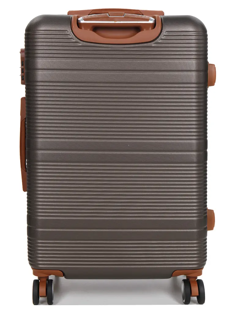 Валіза середня M ABS-пластик Worldline Airtex 629 67×45×27см 74л Коричнева - фото 4