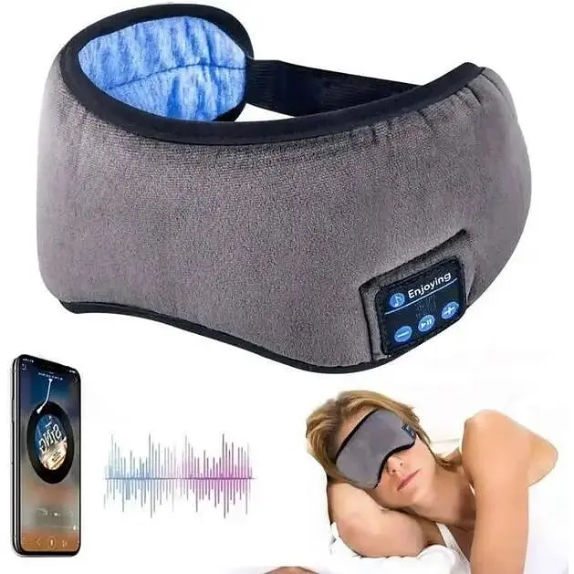 Маска для сну та подорожей з Bluetooth гарнітурою та USB зарядкою - фото 4