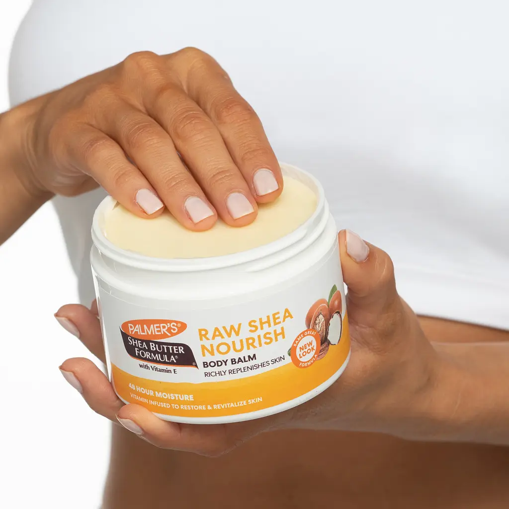 Бальзам для тіла Palmer's Shea Formula Raw Shea Body Butter Balm з олією ши та вітаміном Е 200 г  - фото 2