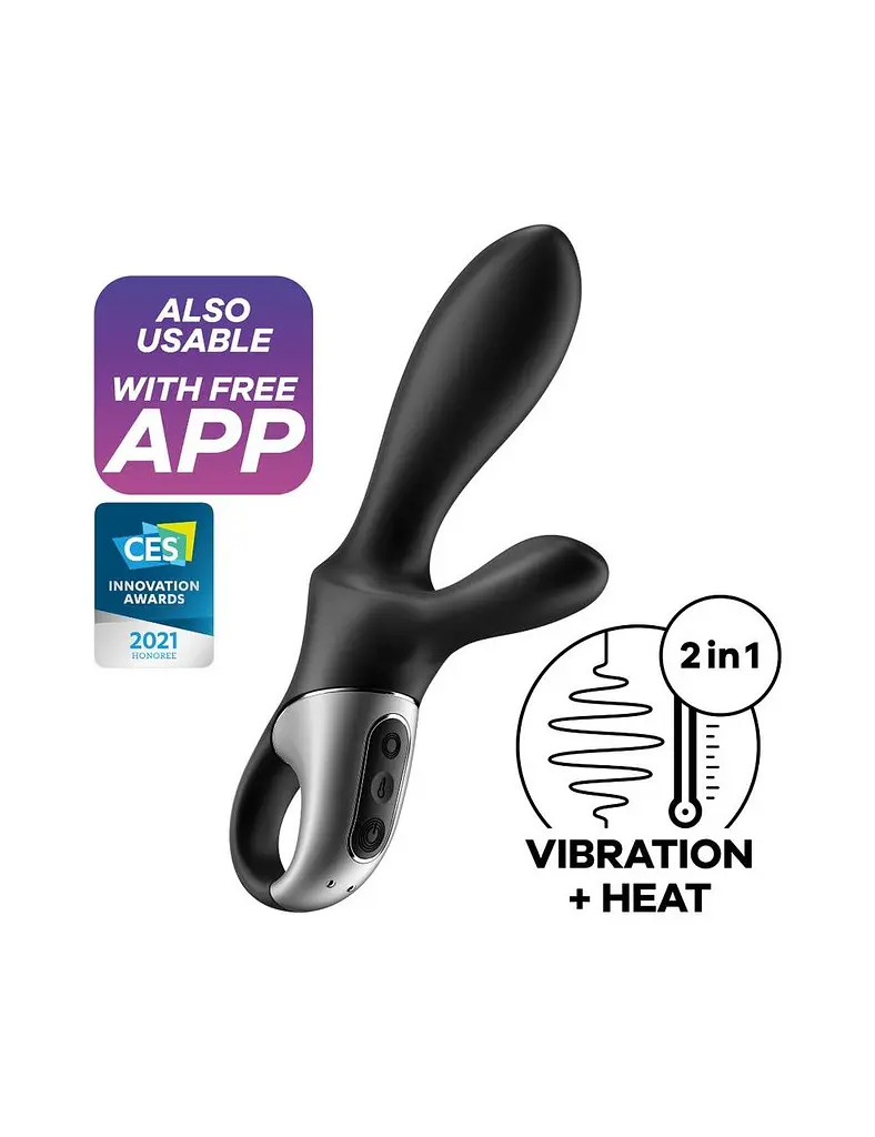 Універсальний смарт-вібратор з підігрівом Satisfyer Heat Climax + - фото 2