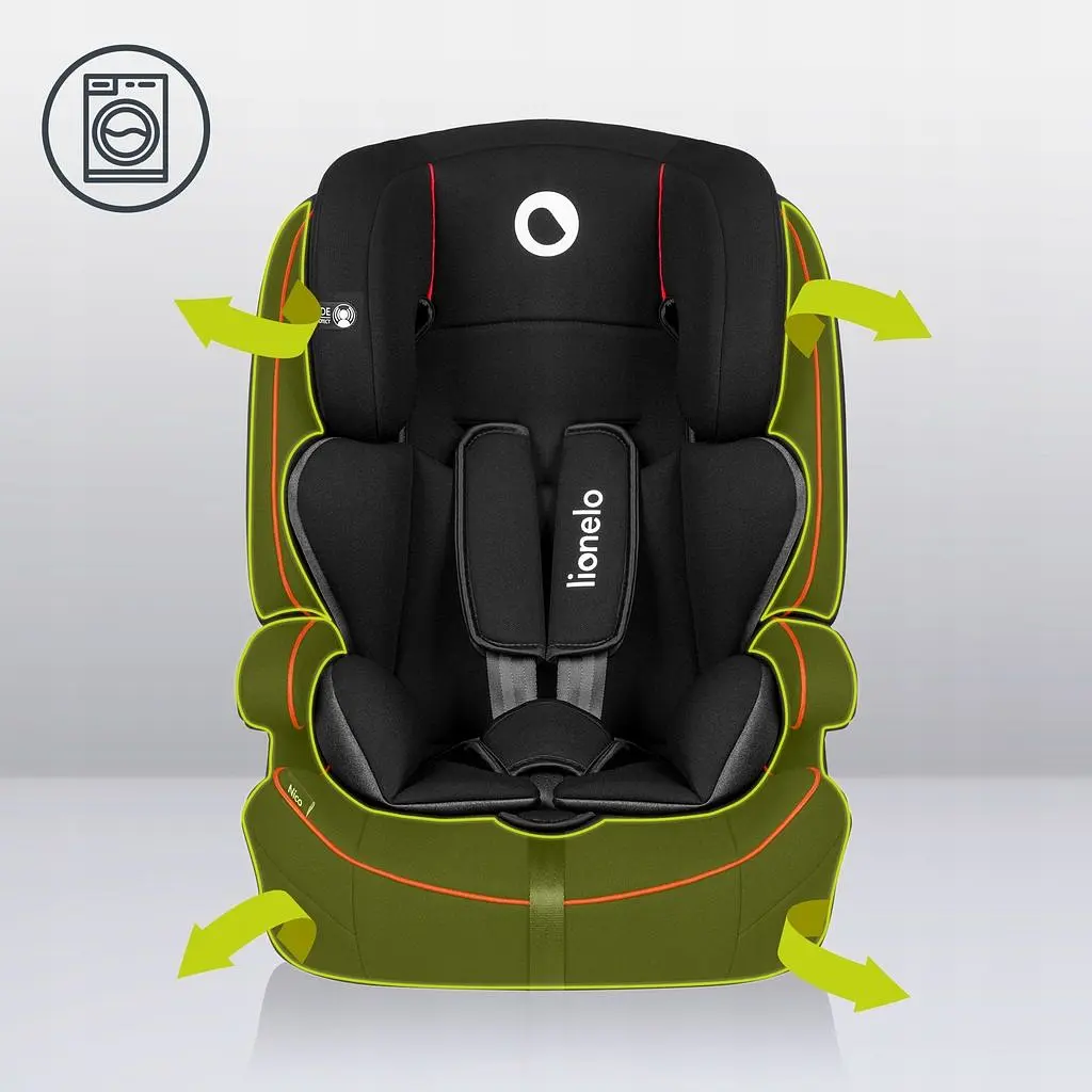 Автокрісло Lionelo Nico 9-36 кг Black Red - фото 3