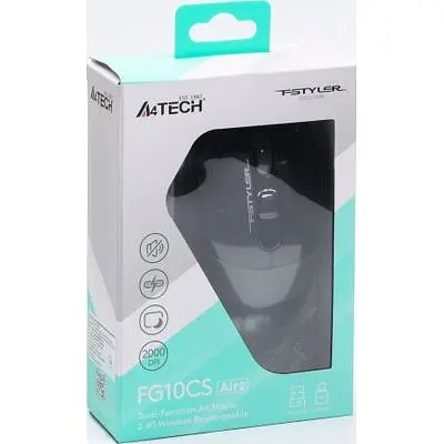 Компьютерная мышка A4Tech FG10CS Air2 Wireless Stone Grey (4711421997904) - фото 10