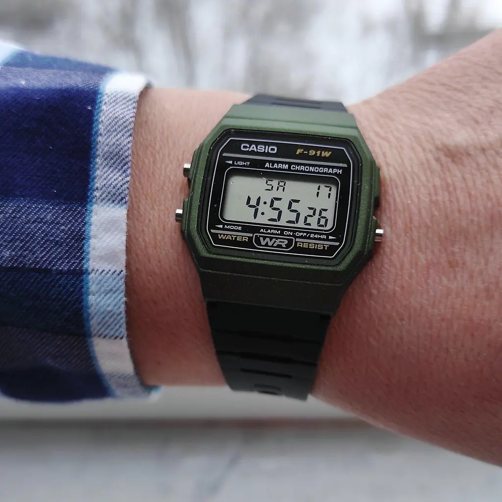 Годинник Casio F-91WM-3AEF - фото 8