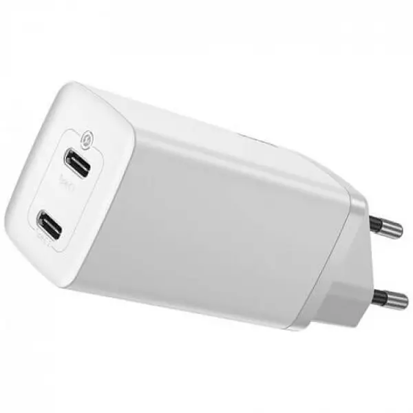 Адаптер живлення 65 W Baseus GaN2 Lite Quick Charger C+C CCGAN2L-E02 - фото 3