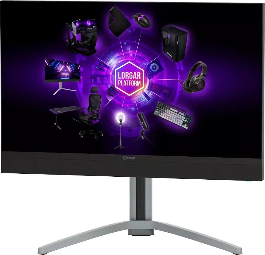 Монітор 27" Lorgar 27MP1 MiniLED UHD IPS 160Hz (LRG-27MP1U160-GY) - фото 7