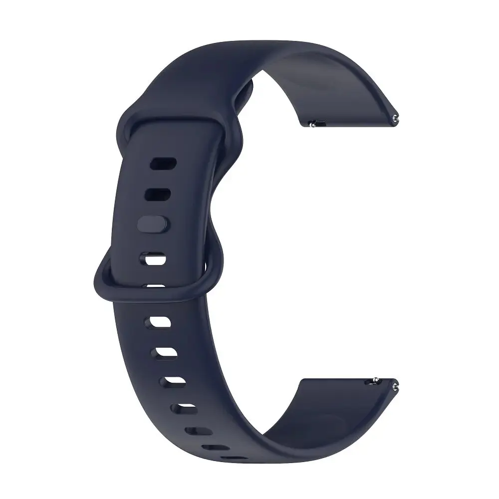 Силіконовий ремінець для смарт-годин BeWatch Amazfit L 22 мм Темно-синій (102N3L06.2) - фото 4