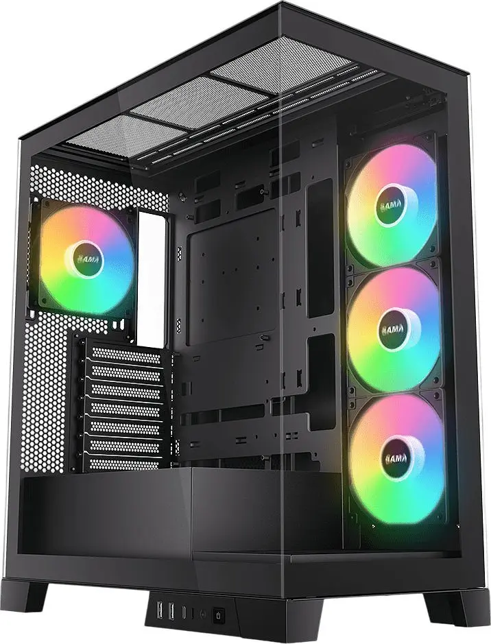 Корпус SAMA V50 без БЖ (V50-BKADA4X1-GL) Black