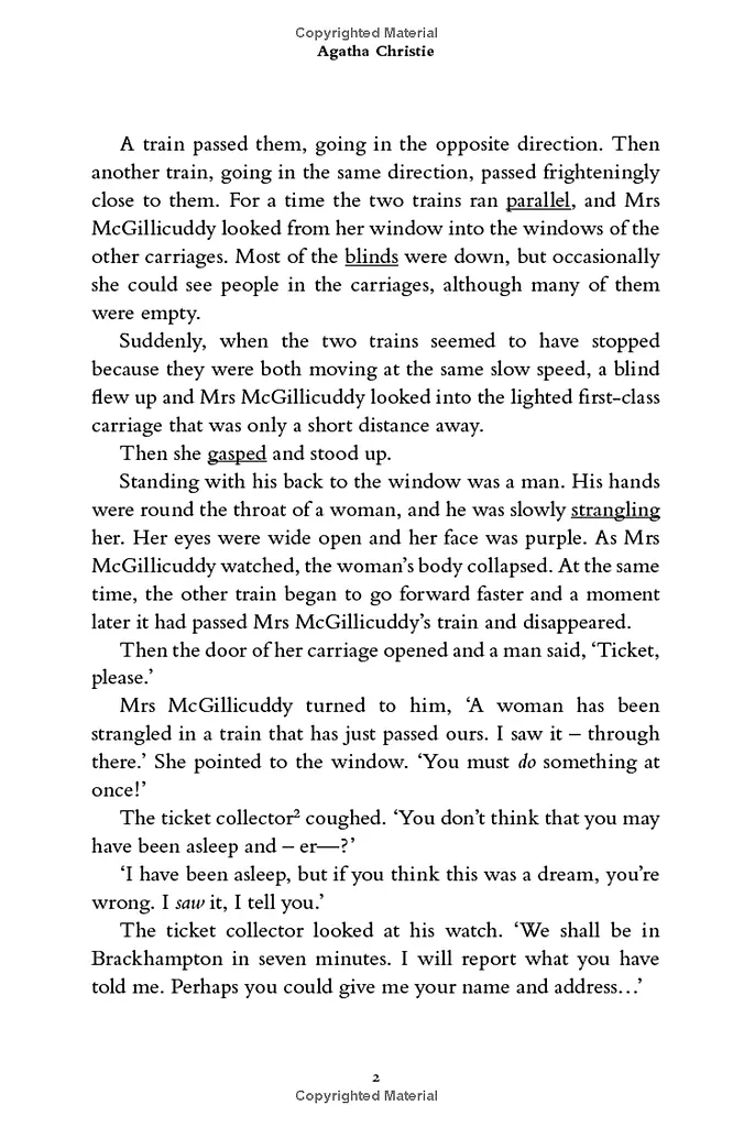 4.50 From Paddington: B2+ Level 5 (Collins Agatha Christie ELT Readers) - фото 5