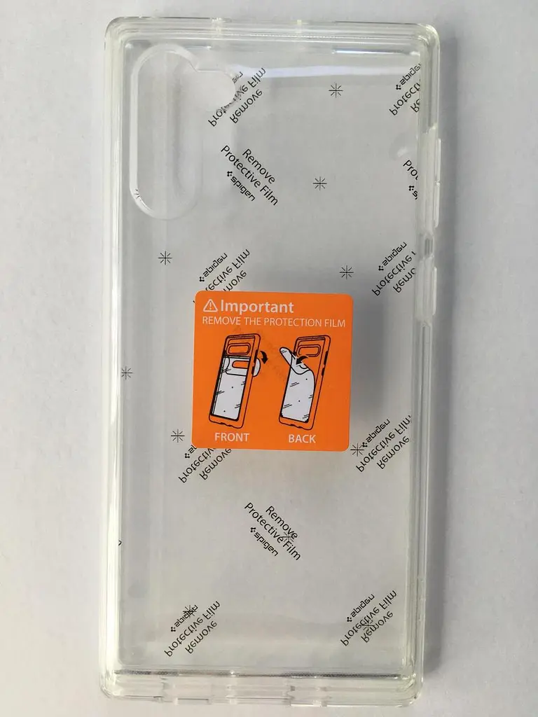 Прозорий протиударний чохол Spigen Ultra Hybrid для Samsung Galaxy Note 10 Crystal Clear - фото 4