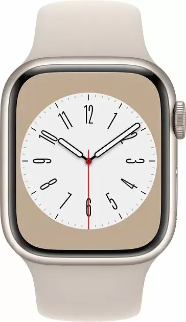 Смарт-годинник Apple Watch Series 8 45mm Starlight Aluminum Case with Starlight Sport Band [MNP23UL/A] [72508] - фото 2