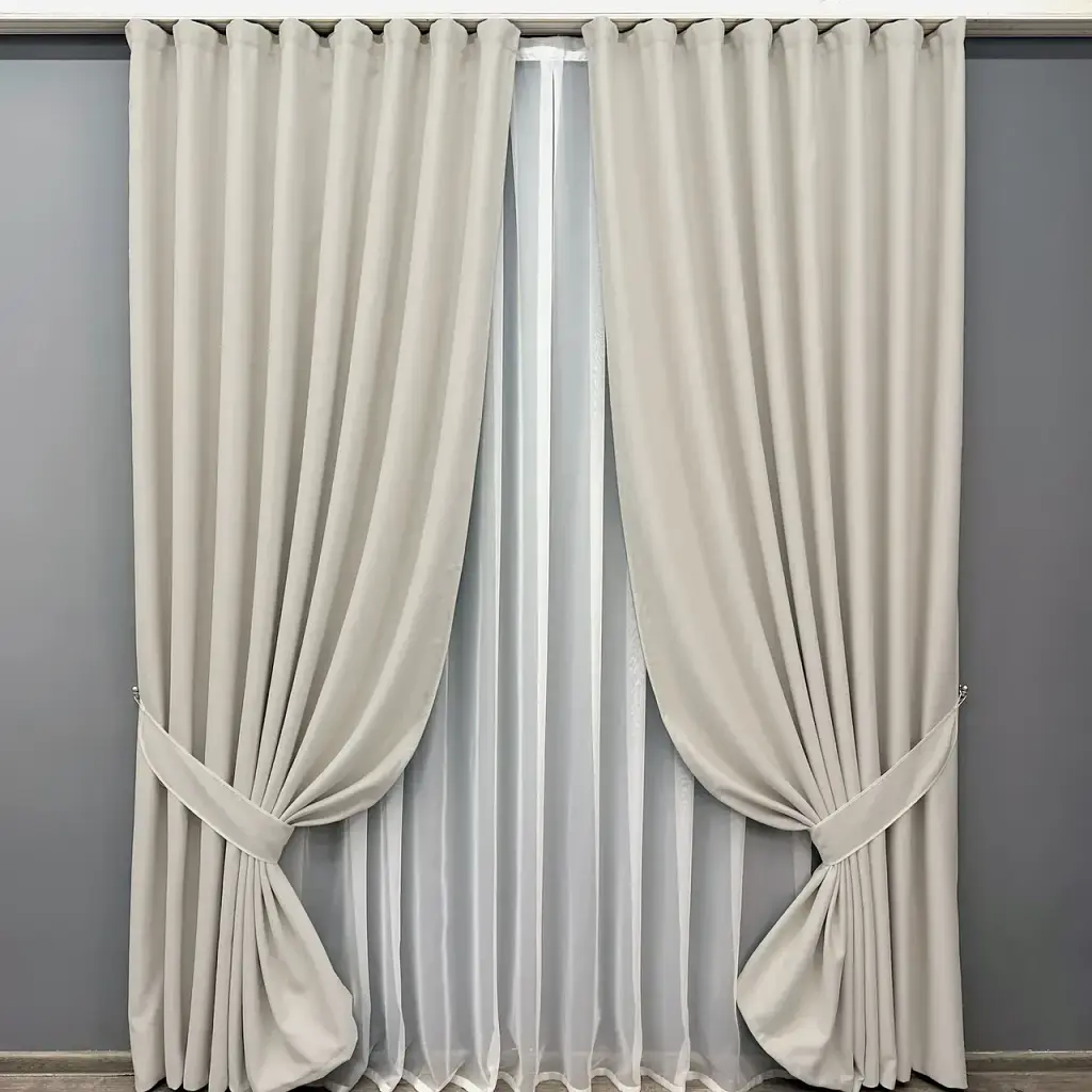 Комплект штор VR-Textil Scandi блэкаут 2 шт 150x270 см таш (1902ш) - фото 2