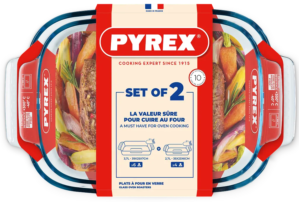Набір форм для запікання Pyrex Classic 2 предмети kuh0016016 - фото 6