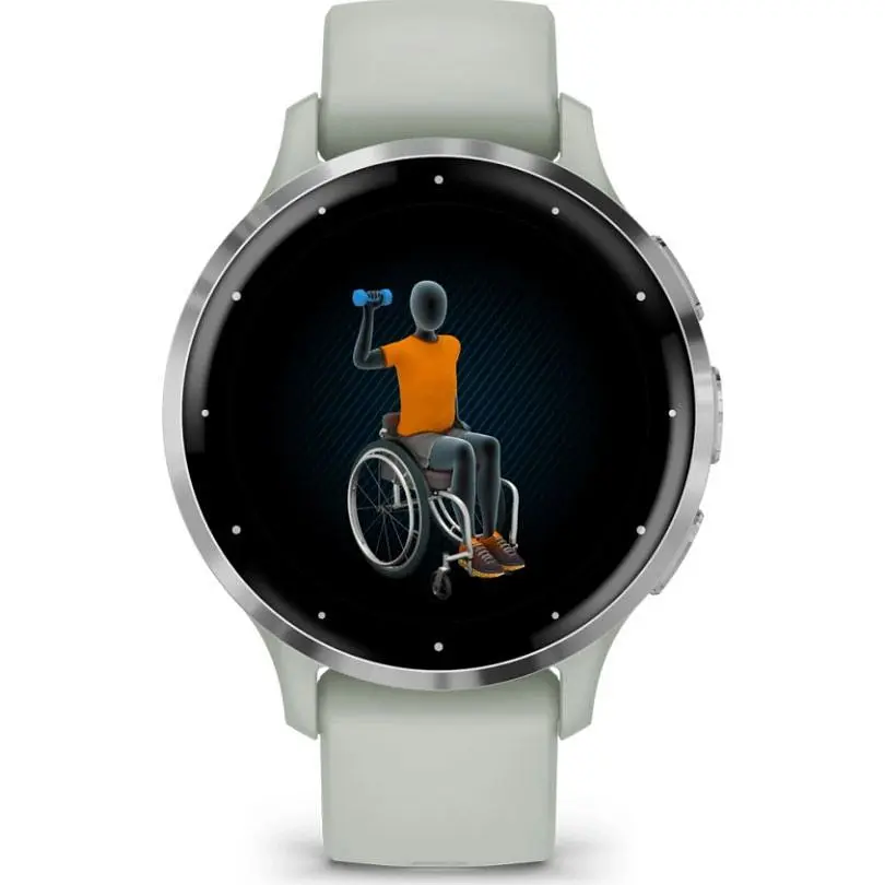 Смарт-часы Garmin Venu 3S Silver Stainless Steel Bezel with Sage Gray Case and Silicone Band (010-02785-01/51) [111836] - фото 7