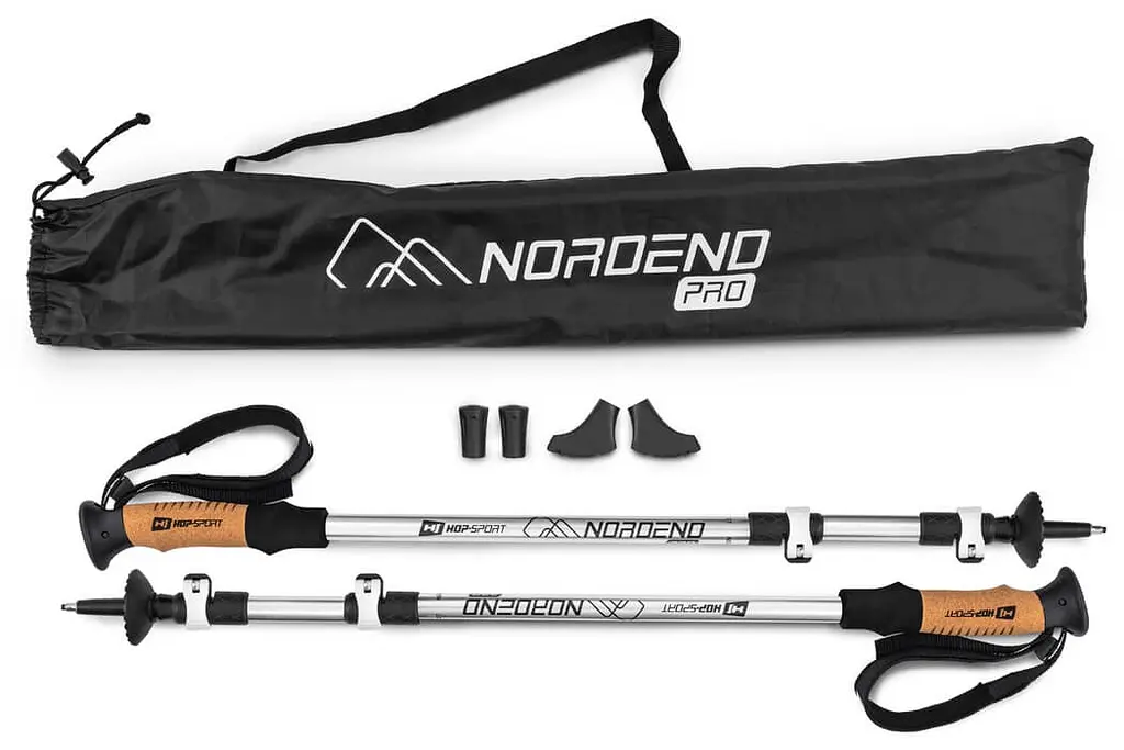 Трекінгові палиці Hop-Sport Nordend Pro сріблясті - фото 7