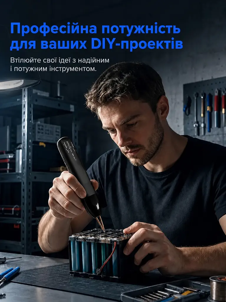 Акумуляторний точковий зварювальний апарат 11 рівнів для 18650 та нікелевих стрічок - фото 8