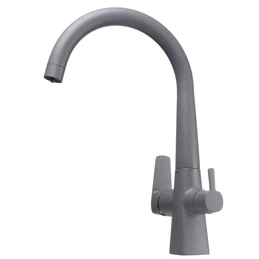Змішувач для кухні під осмос Globus Lux GLLR-0999-3-Titanium Графіт - фото 4