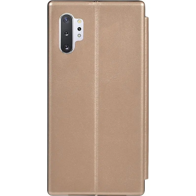 Чохол-книжка Toto Book Rounded Leather Case Samsung Galaxy Note 10+ Gold - фото 2