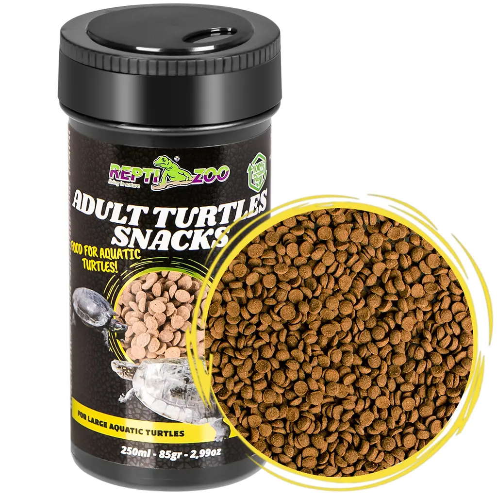 Корм для водних черепах Repti-Zoo Adult Turtle Snacks 250мл - фото 3