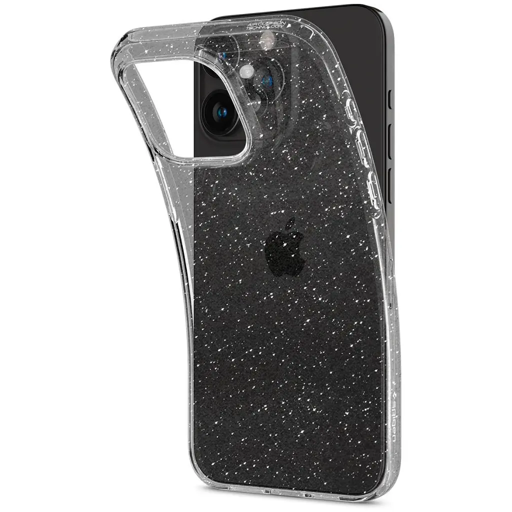Чехол для мобильного телефона Spigen Apple iPhone 15 Pro Liquid Crystal Glitter Crystal Quartz (ACS06701) - фото 9