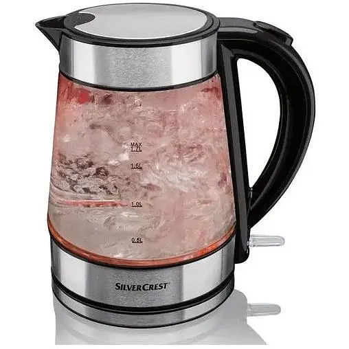 Электрический чайник SilverCrest SWGF 2400 А2 стеклянный 1.7 л - фото 3