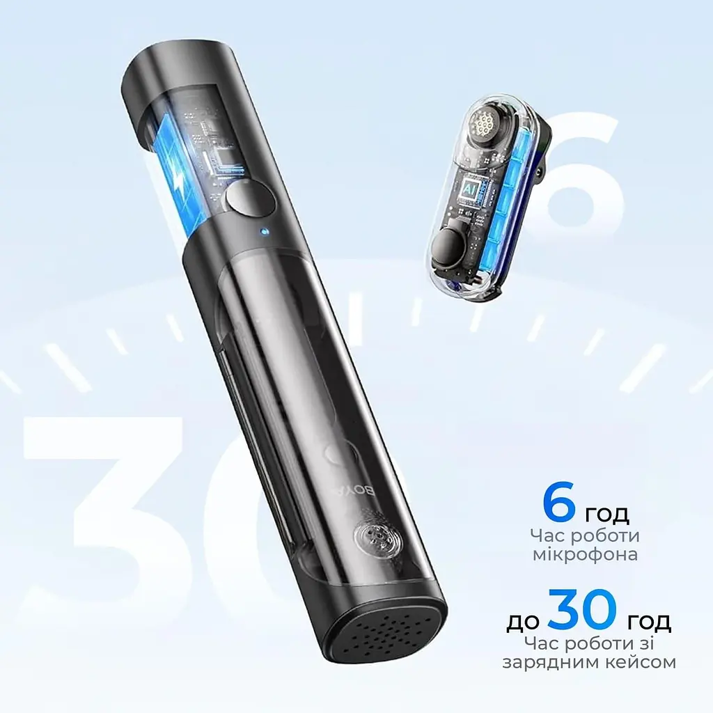 Микрофон Boya Magic-03 Type-C/TRS Black (Magic-03) - фото 6