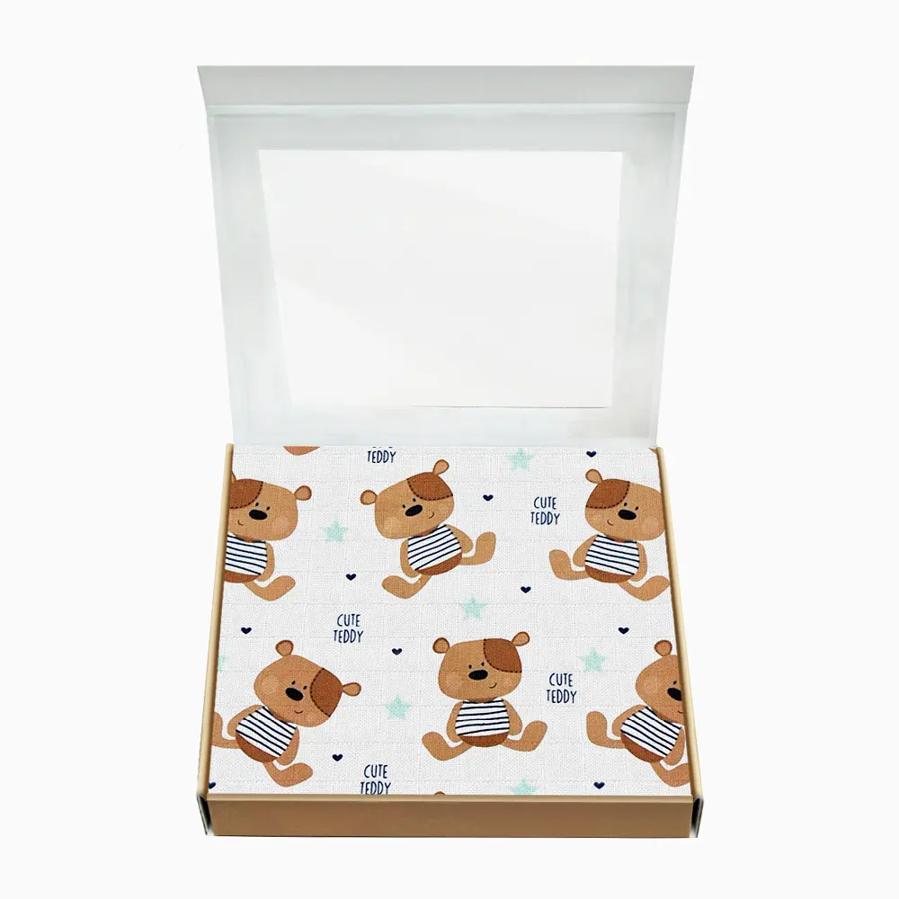 Пелюшка муслінова 80x100 Teddy Bear COSAS (4822052226346) - фото 2