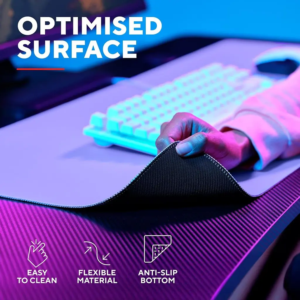 Ігрова поверхня Trust GXT 759 XXL (900x400x3мм) Purple (25614_TRUST) - фото 8